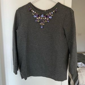 Club Monaco Jewelled Top